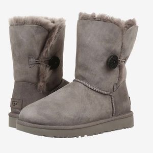 UGG Bailey button mid-calf boot, used good condition